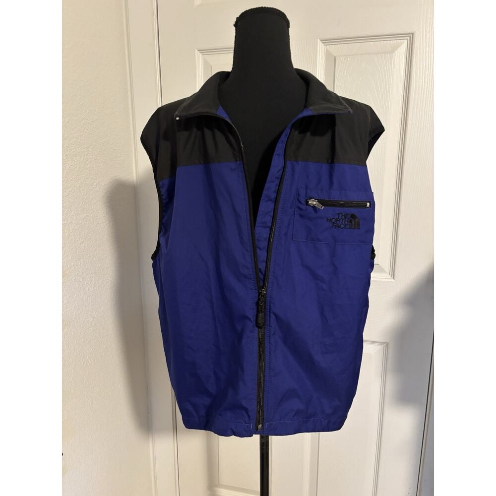Vintage The North Face Black Lightweight Windbreaker Vest Men's Large